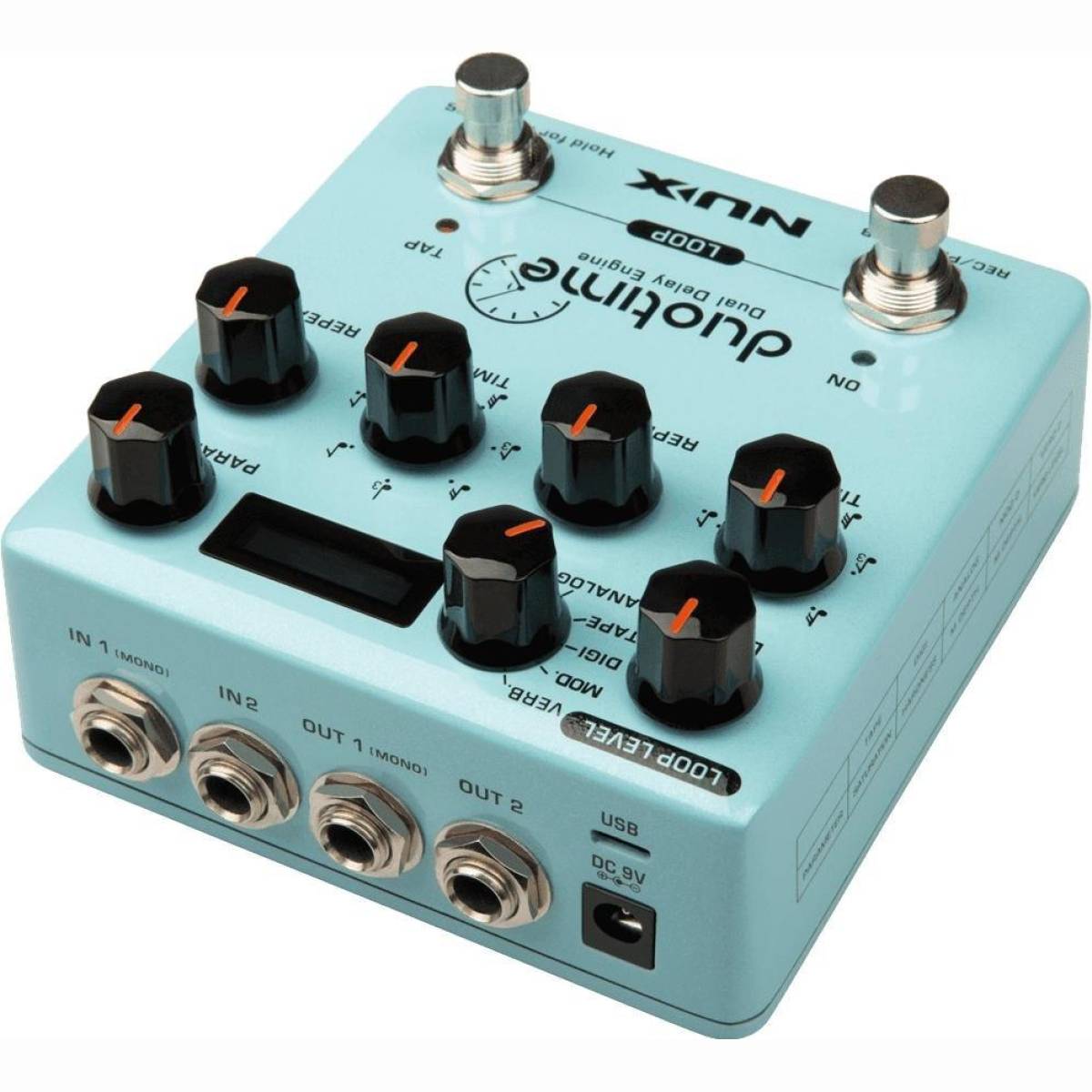 Duo Time Double Delay Pedal + Looper Duo Time Double Delay Pedal + Looper