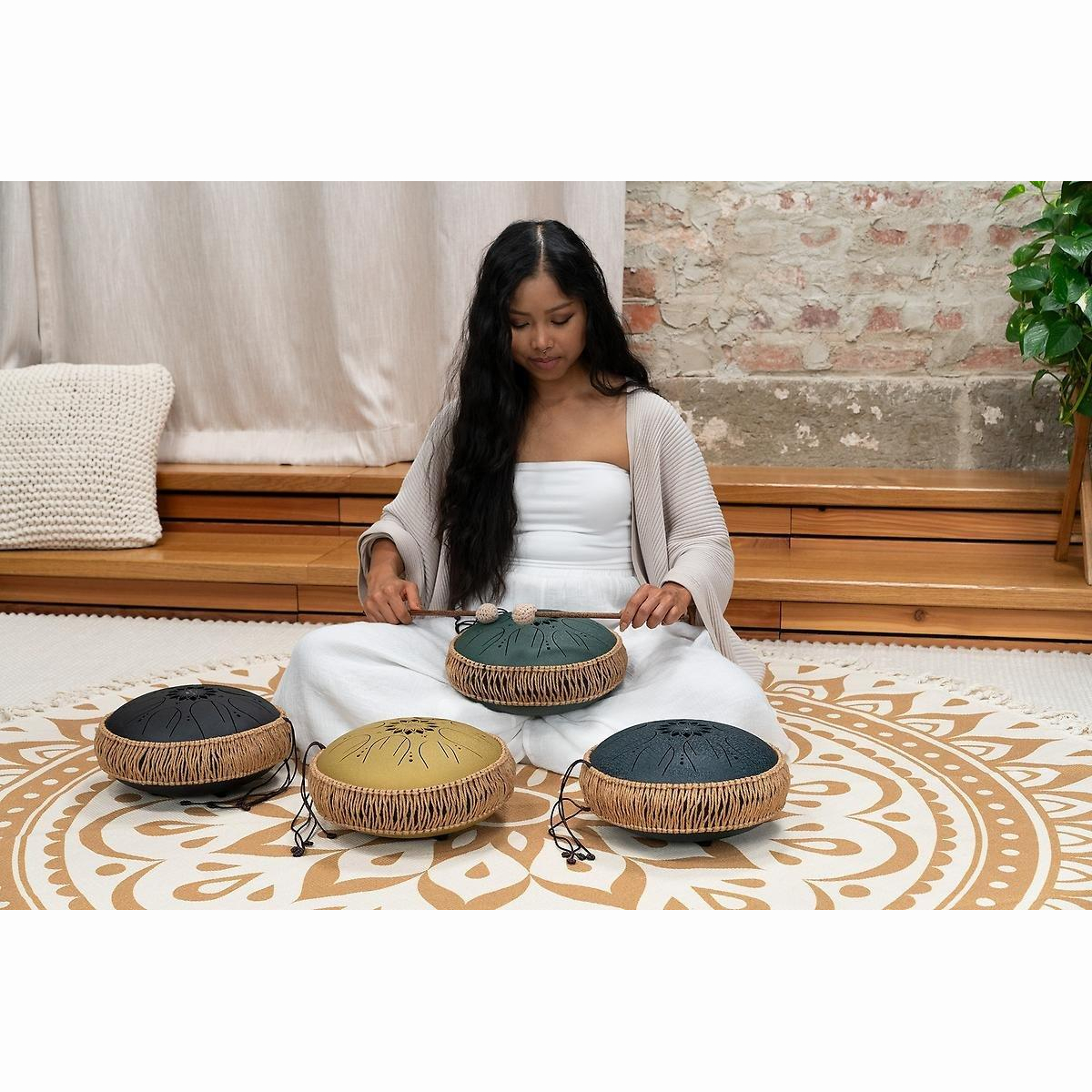 Medium Octave Tongue Drums Gold C-Dur Medium Octave Tongue Drums Gold C-Dur