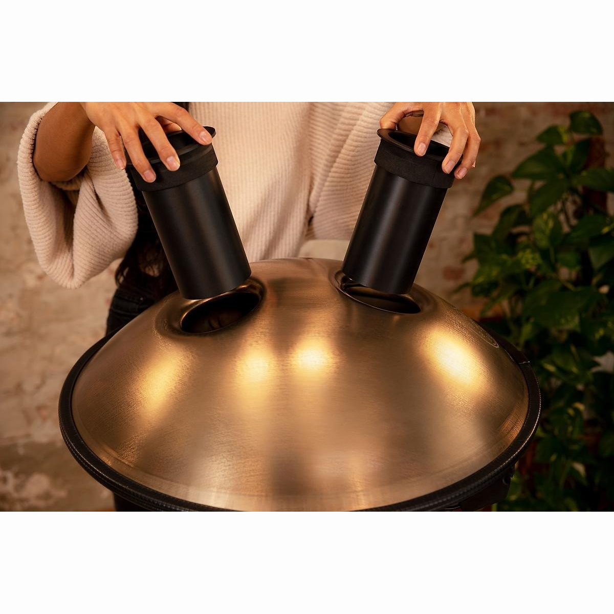 Handpan 9 Töne Vintage Gold Cis 432Hz Handpan 9 Töne Vintage Gold Cis 432Hz