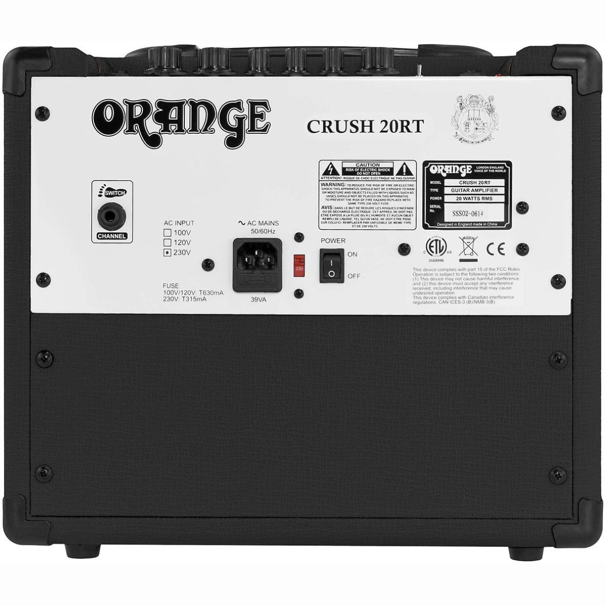 Crush 20RT Black Gitarren Amp
