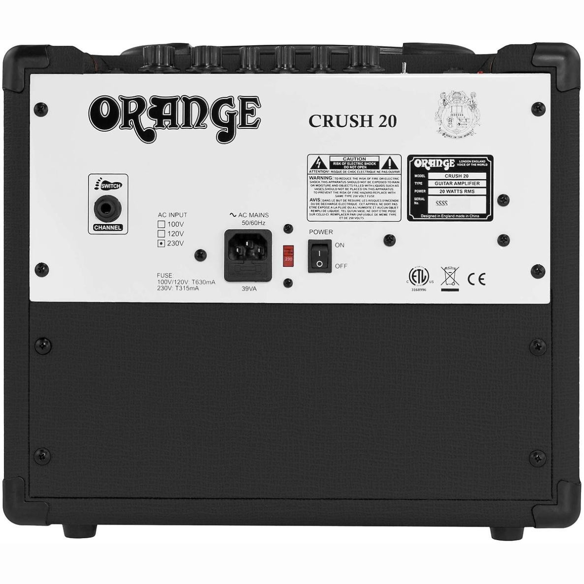 Crush 20 BK Gitarren Amp