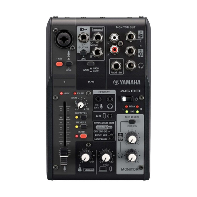 AG03 MK2 BK USB2-Interface + Mischpult AG03 MK2 BK USB2-Interface + Mischpult