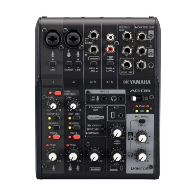 AG06 MK2 BK USB2-Interface + Mischpult AG06 MK2 BK USB2-Interface + Mischpult