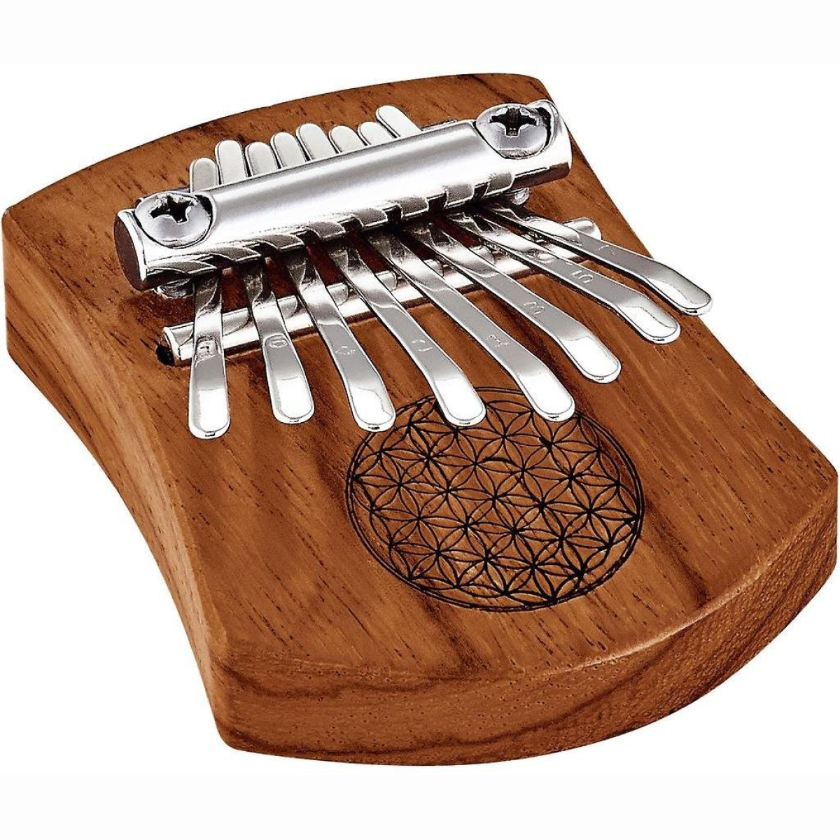 KL802FOL Kalimba 8 Töne Red Zebrawood