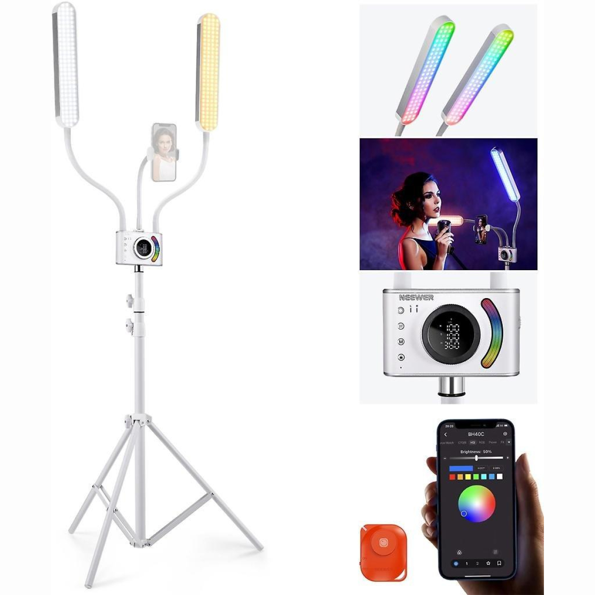 BH40C Dauerlicht-Set inkl. Stativ