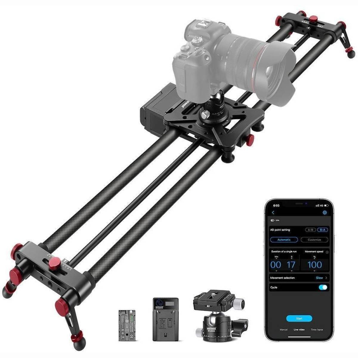 ER1 Motorisierter Kamera Slider ER1 Motorisierter Kamera Slider
