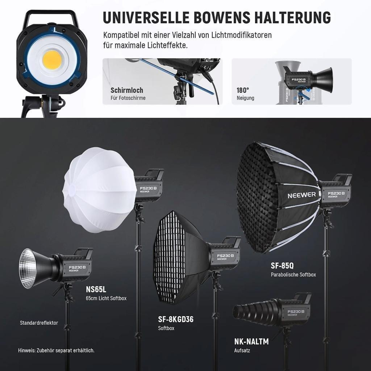 FS230B Bi-Color LED Dauerlicht