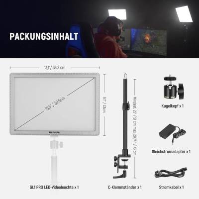 GL1 Pro Bi-Color LED Flächenleuchte