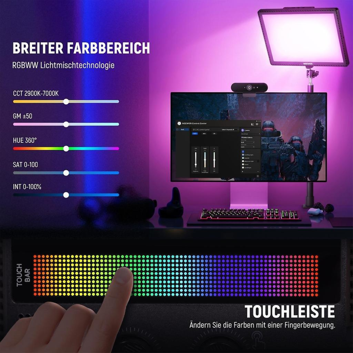 GL1C RGB LED Flächenleuchte