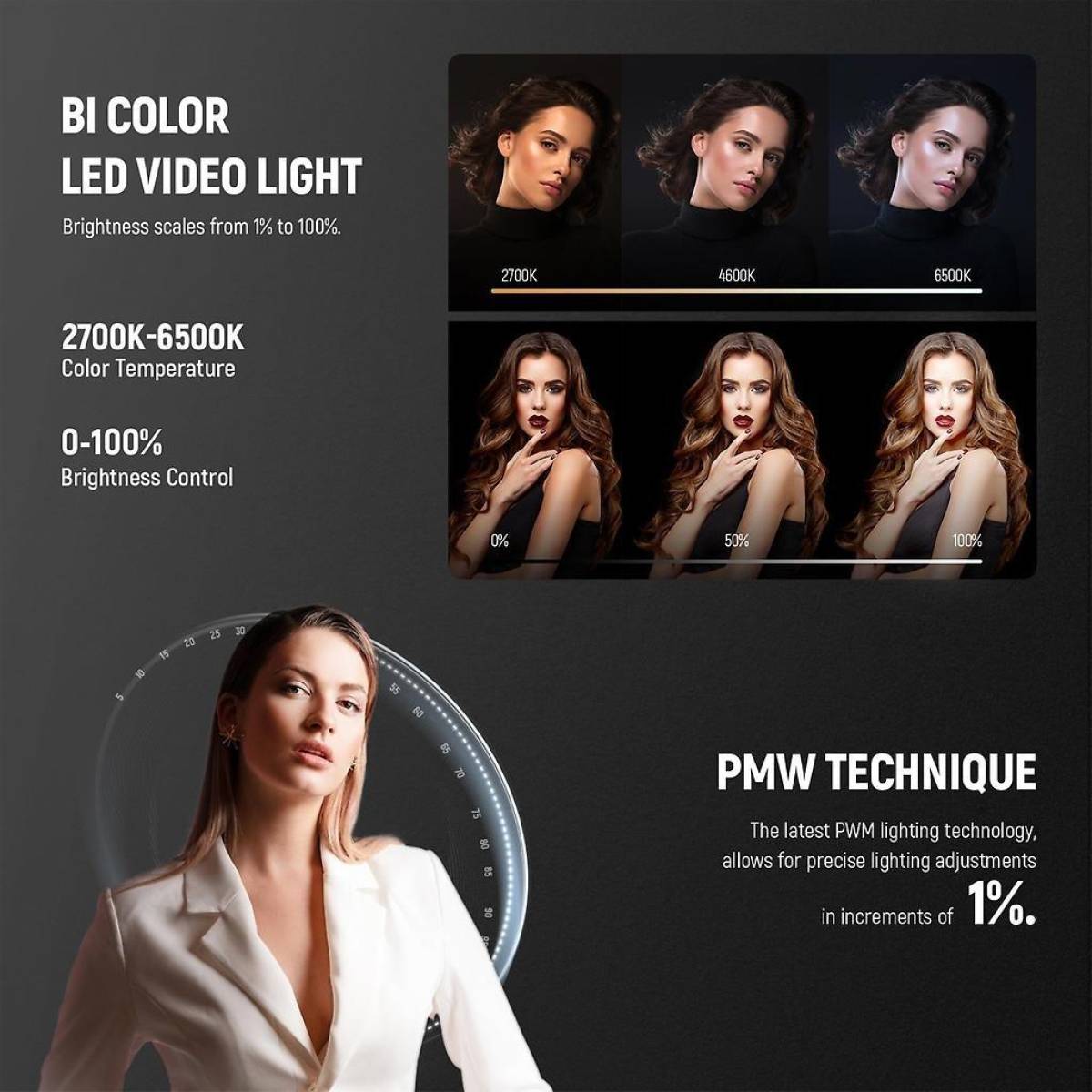 MS60B Bi-Color LED Dauerlicht