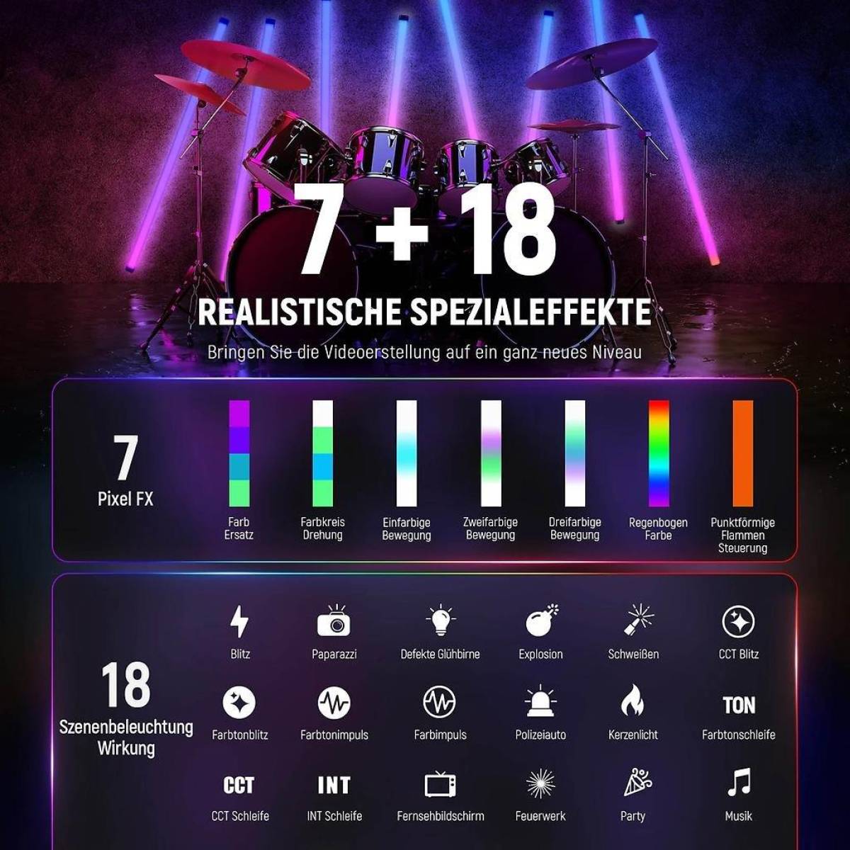 MS150C Bi-Color LED Dauerlicht