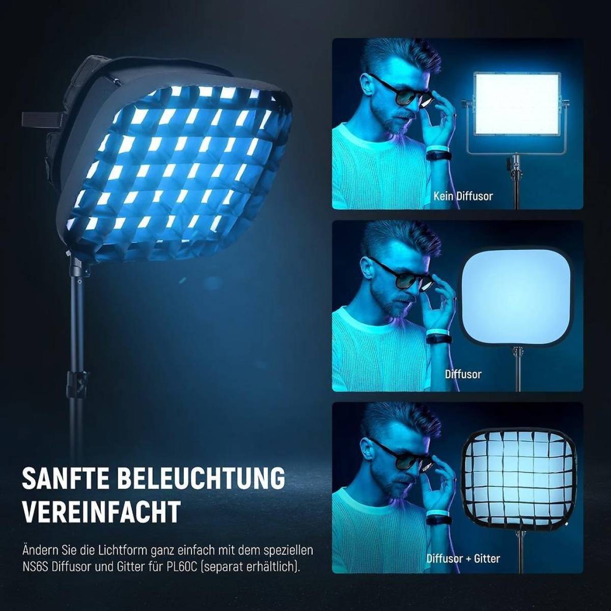 PL60C RGB LED Flächenleuchte PL60C RGB LED Flächenleuchte