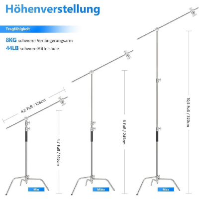SC320 Premium C-Stand Galgenstativ