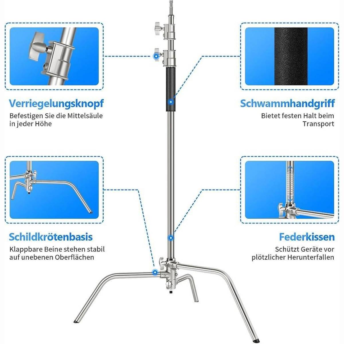 SC320 Premium C-Stand Galgenstativ
