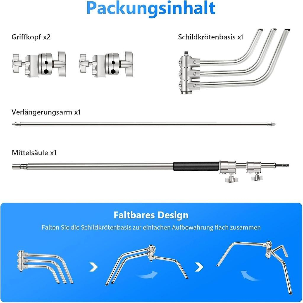 SC320 Premium C-Stand Galgenstativ