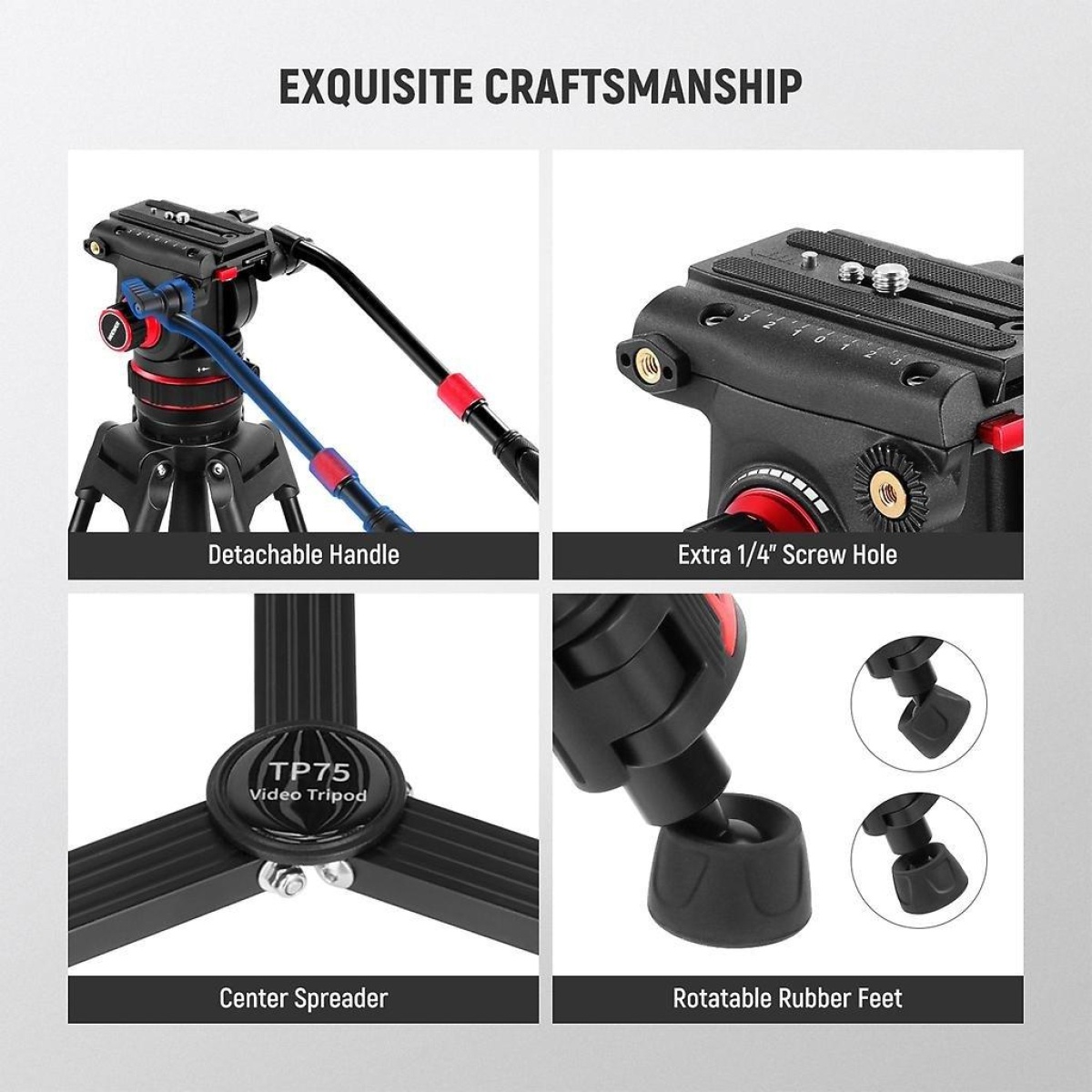 TP75 Premium-Dreibeinstativ TP75 Premium-Dreibeinstativ