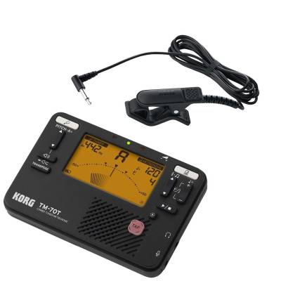 TM-70 Tuner/Metronom black mit Micro