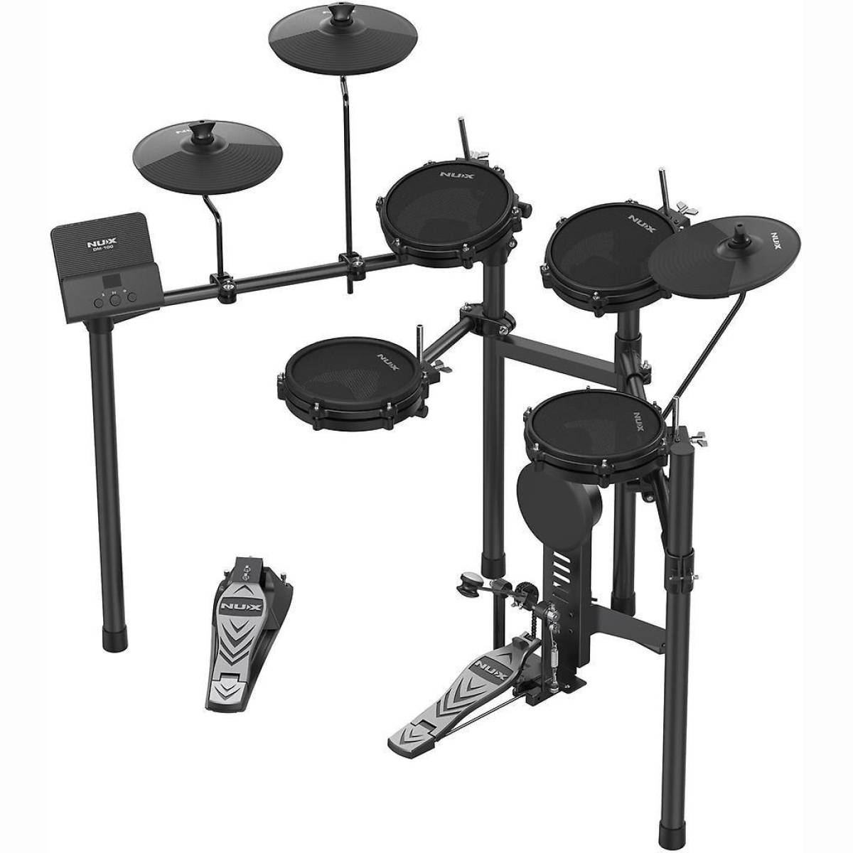 DM-110 Drumset inkl. Rack + Pedalen