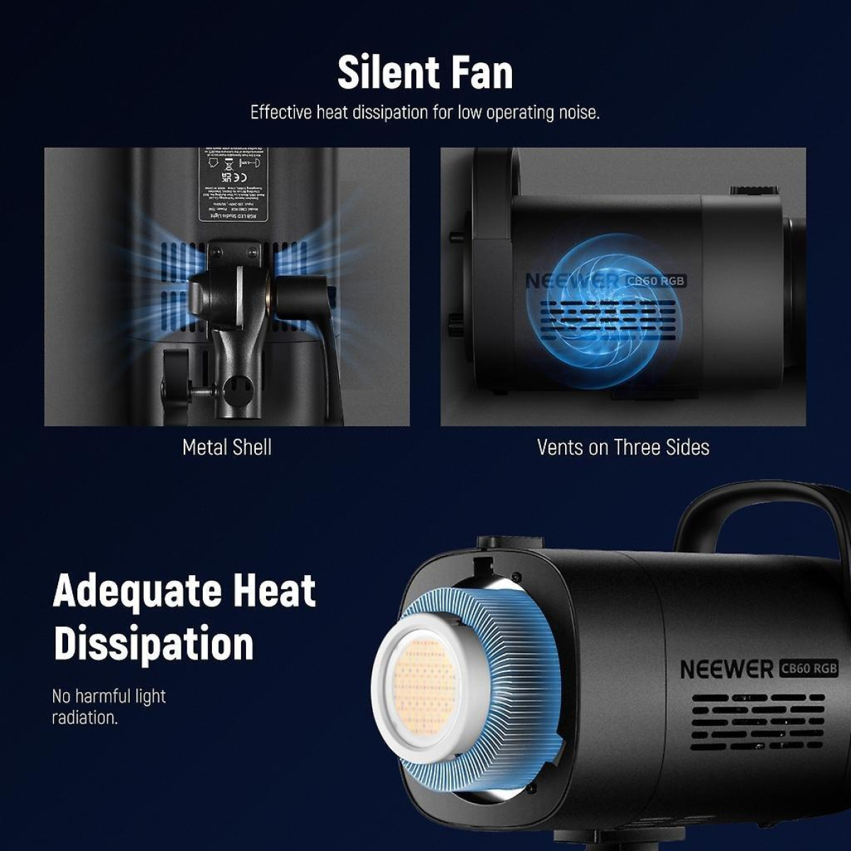 CB60 RGB LED-Licht mit App Steuerung CB60 RGB LED-Licht mit App Steuerung