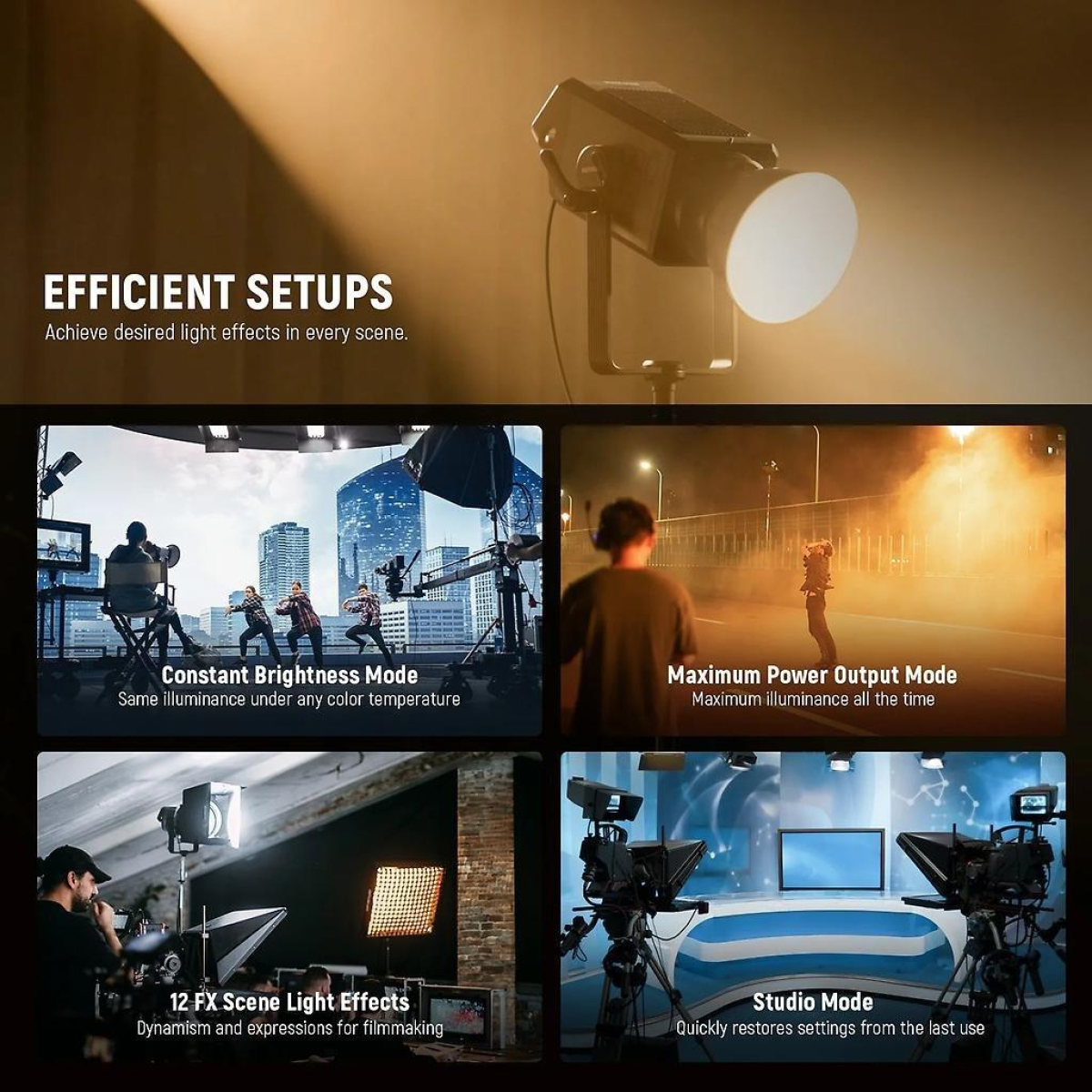 AS600B Bi-Color DMX Profi Dauerlicht AS600B Bi-Color DMX Profi Dauerlicht