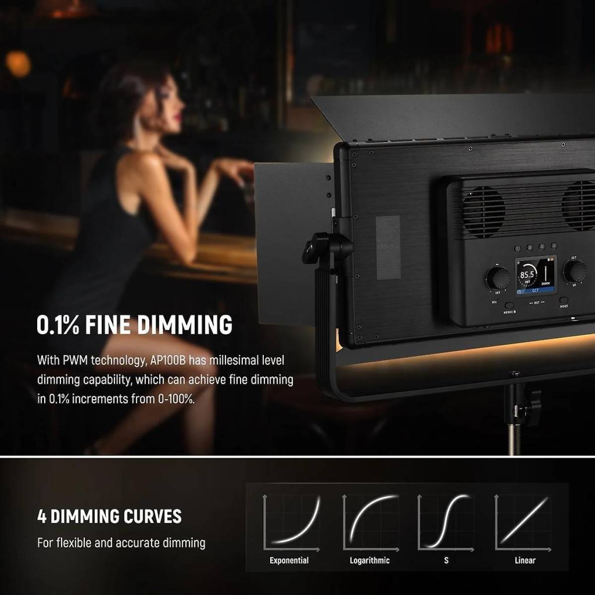 AP150B Bi-Color DMX LED Panel 150 Watt