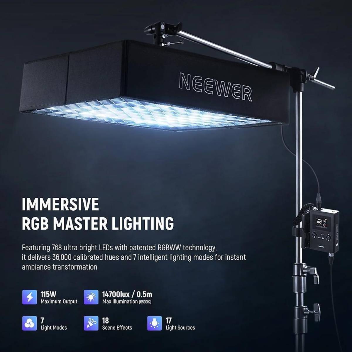 FL100C faltbares RGB LED Panel FL100C faltbares RGB LED Panel