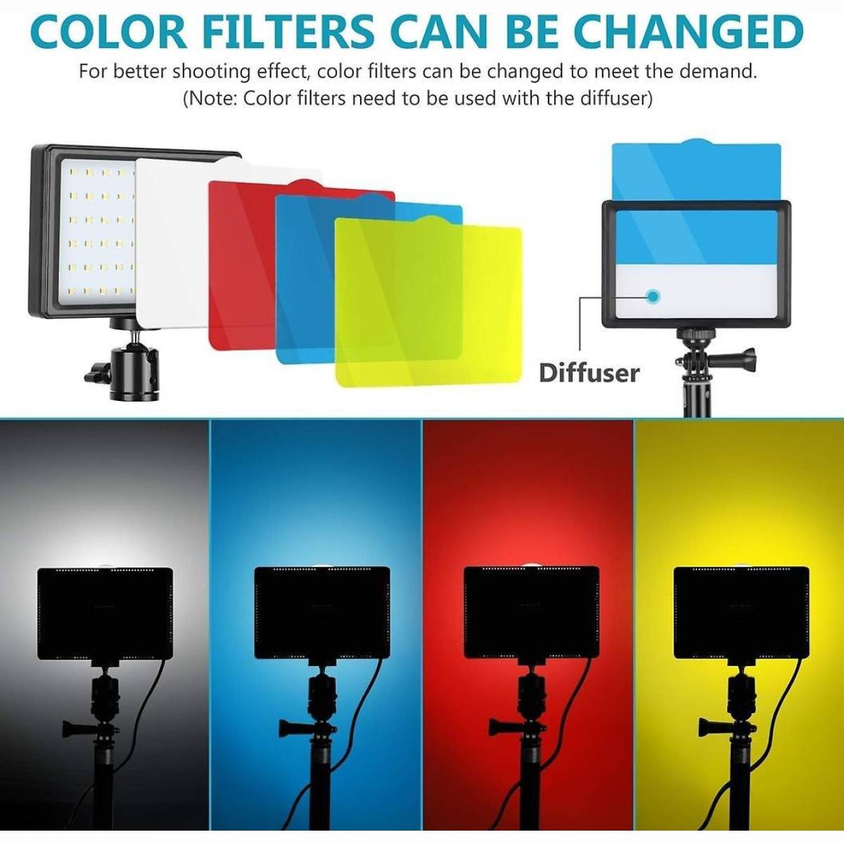 ZC-10S Mini-LED-Licht, 2 Mini-Stativ ZC-10S Mini-LED-Licht, 2 Mini-Stativ