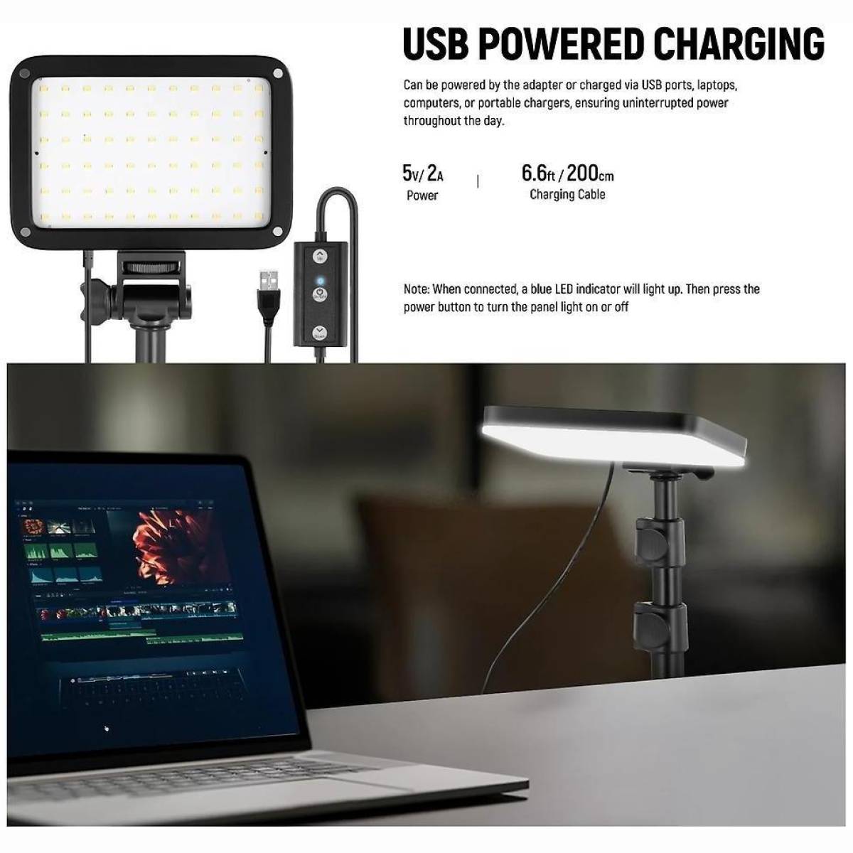 BP66 Bi-Color LED-Panel-Set + Stative BP66 Bi-Color LED-Panel-Set + Stative