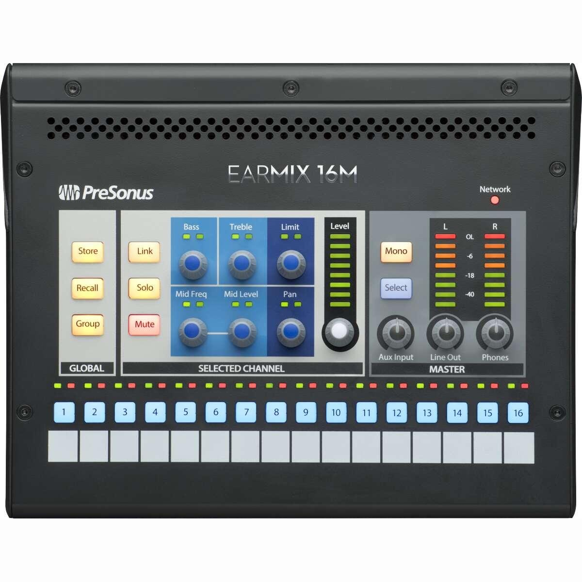 EarMix 16M Personal Monitor Mixer EarMix 16M Personal Monitor Mixer
