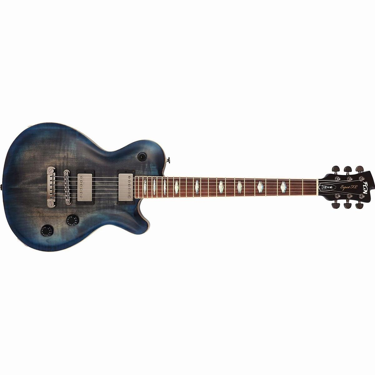 Expert Flame Exotic Mapple Top Blue BPB Expert Flame Exotic Mapple Top Blue BPB