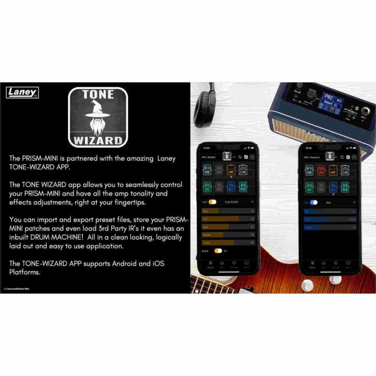 PRISM-Mini-BK Mini Desktop Amp Black