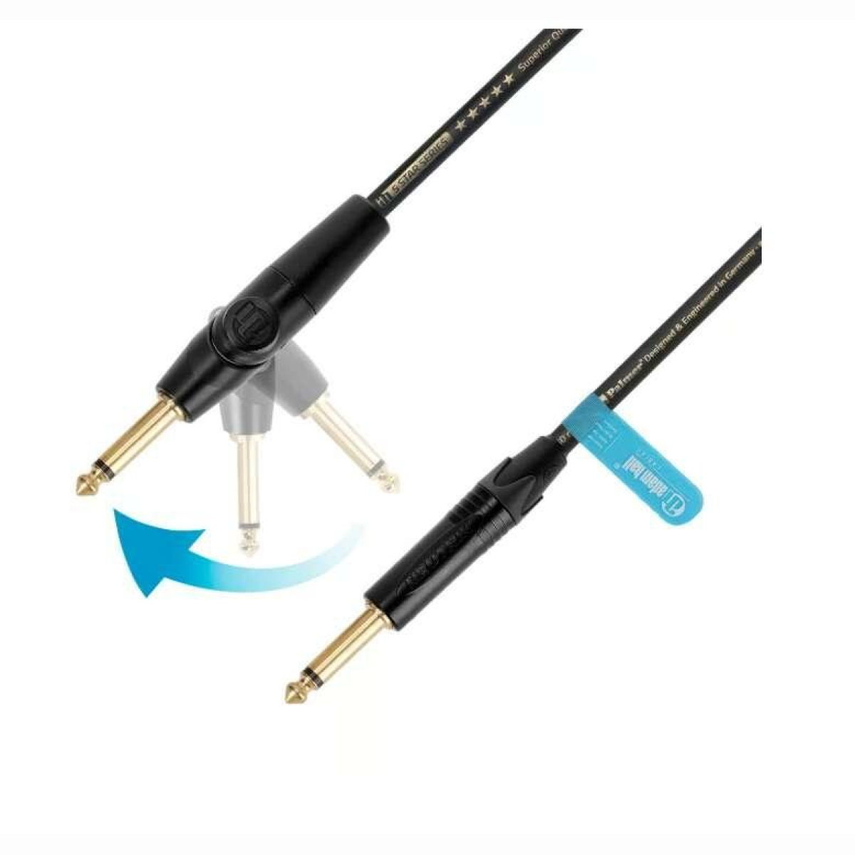 Klinkenkabel 6,3 Flipjack 1,5m