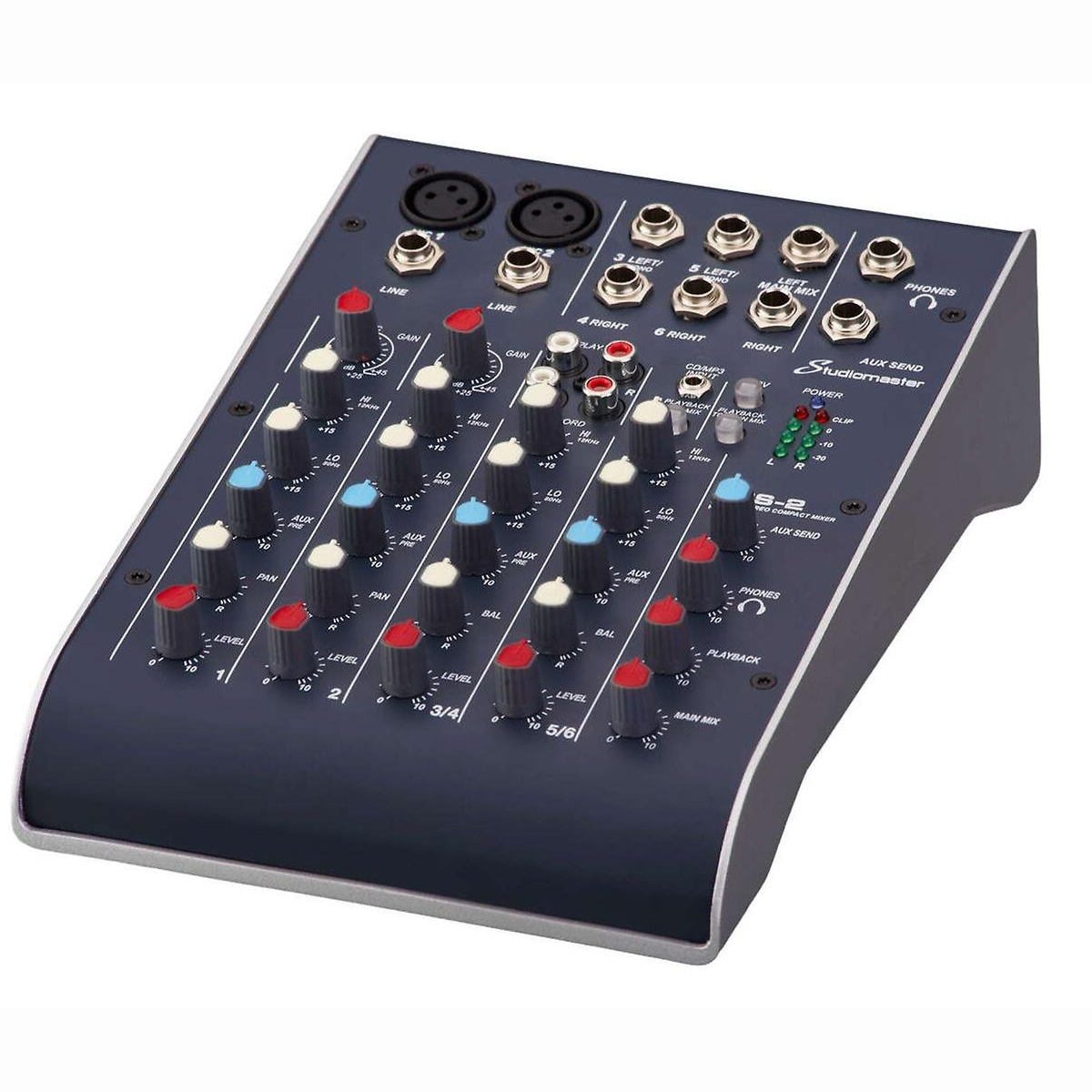 C2S-2 6 Kanal Mixer mit USB