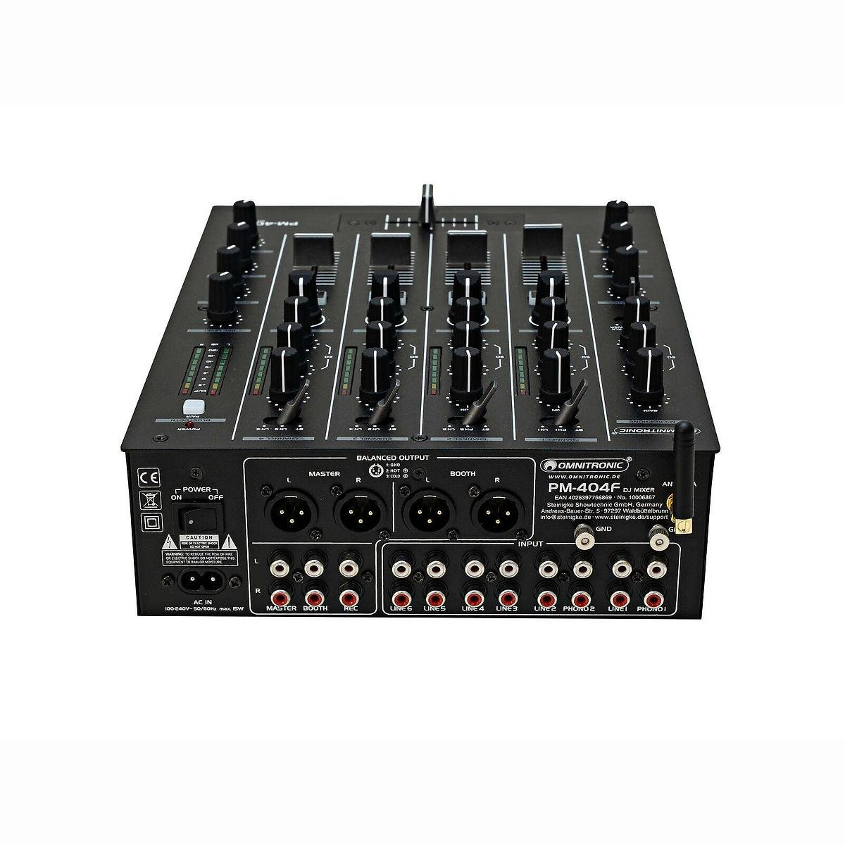 PM-404F 4 Kanal Dj Mixer