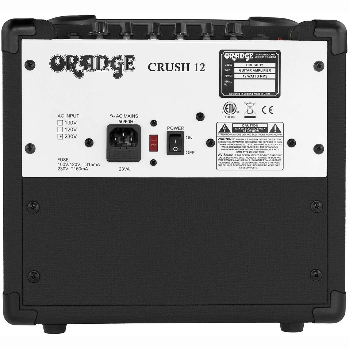 Crush 12 BK Gitarren Amp