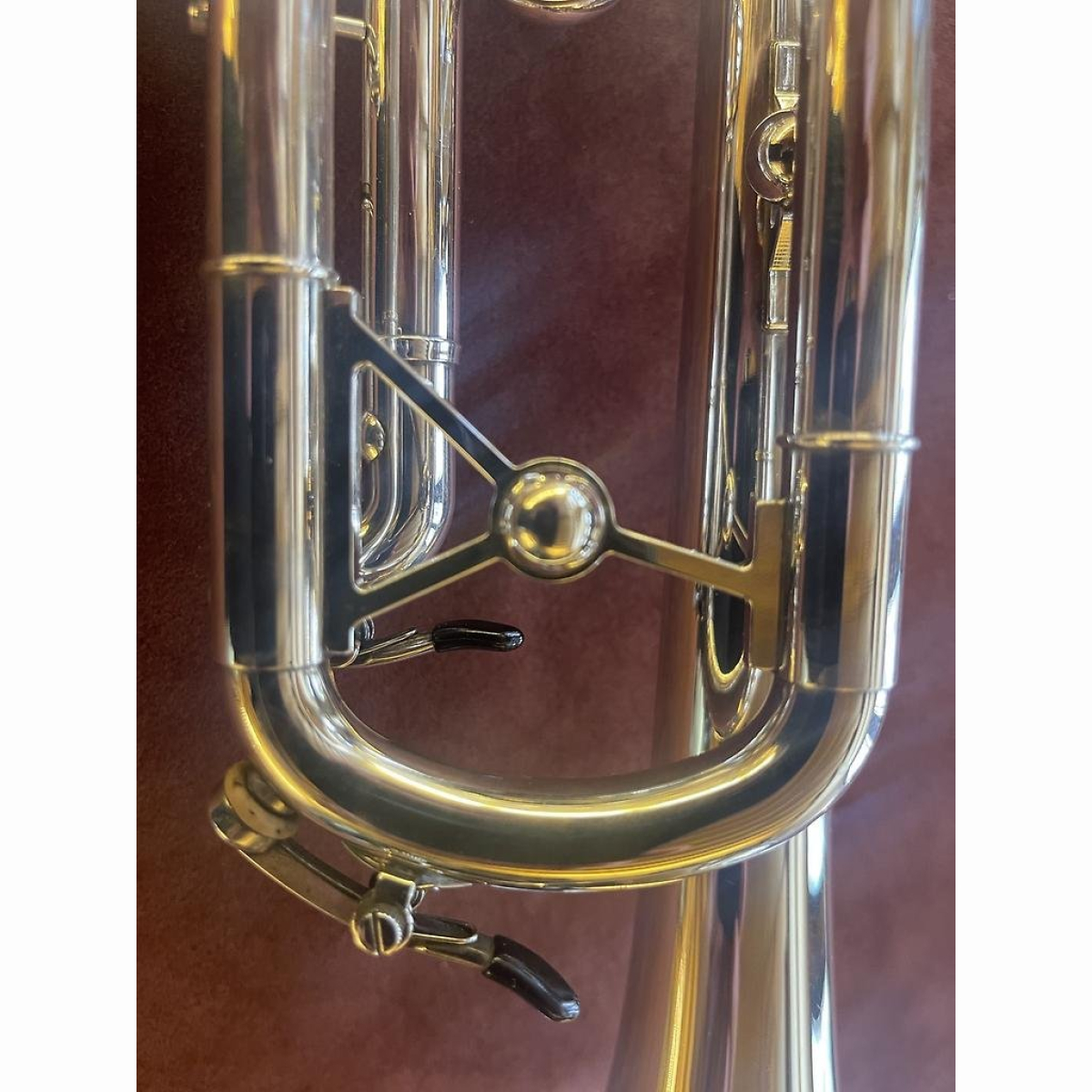 Trompete Schagerl Empire Silber mit Etui