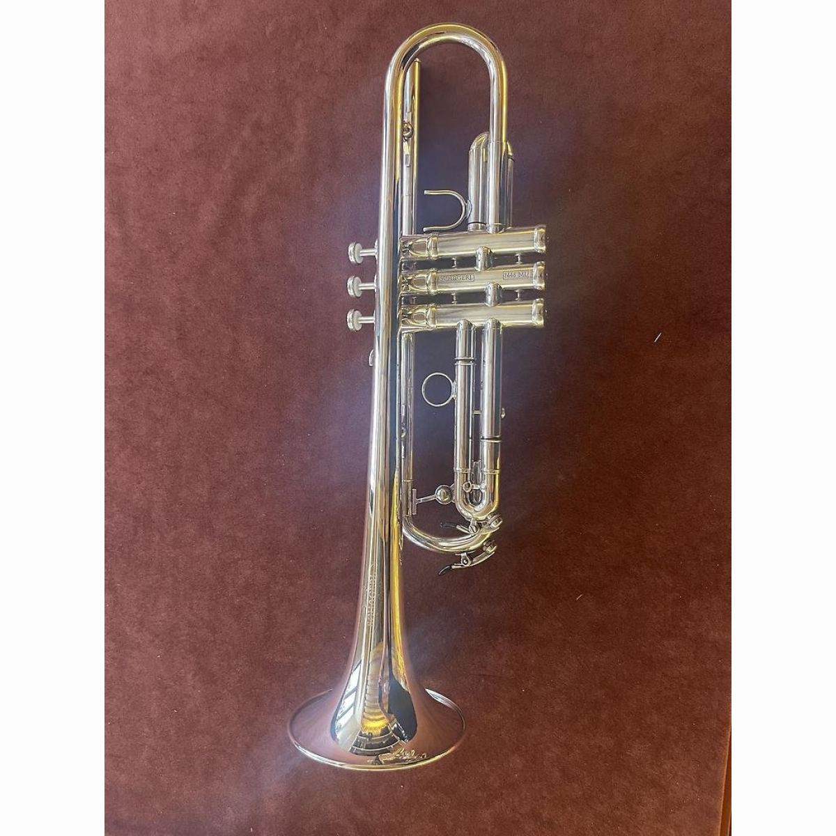 Trompete Schagerl Empire Silber mit Etui