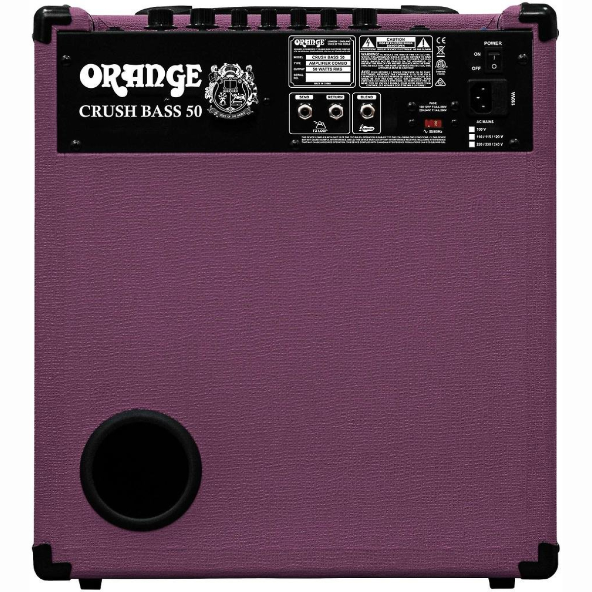 Crush Bass 50 Purple Combo E-Bass
