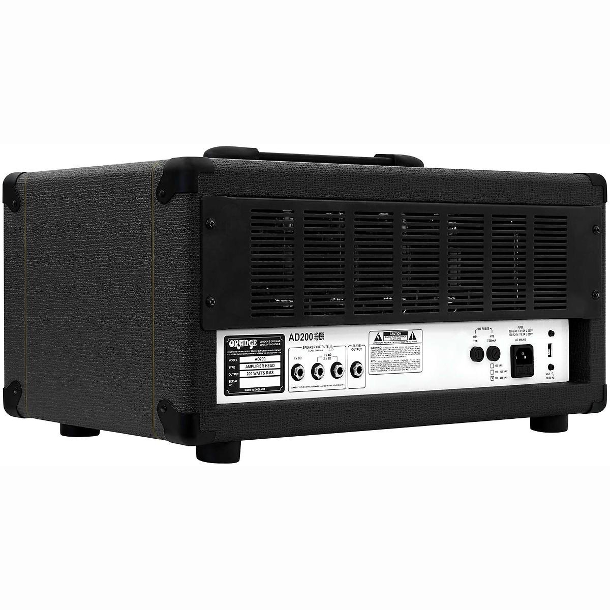 AD200 BK E-Bass Topteil Vollröhre