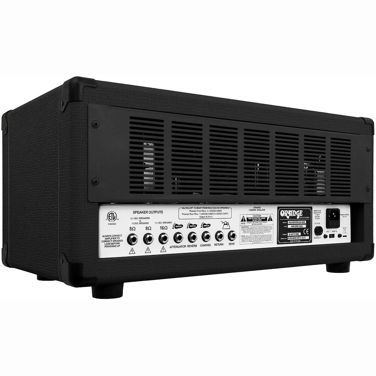 Rockerverb 50H MKII Vollröhren Top BK Rockerverb 50H MKII Vollröhren Top BK