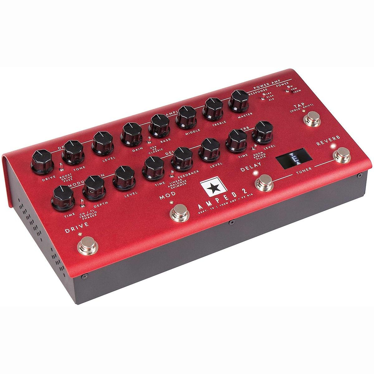 Dept.10 Amped 2 Git-Pedalverstärker Dept.10 Amped 2 Git-Pedalverstärker