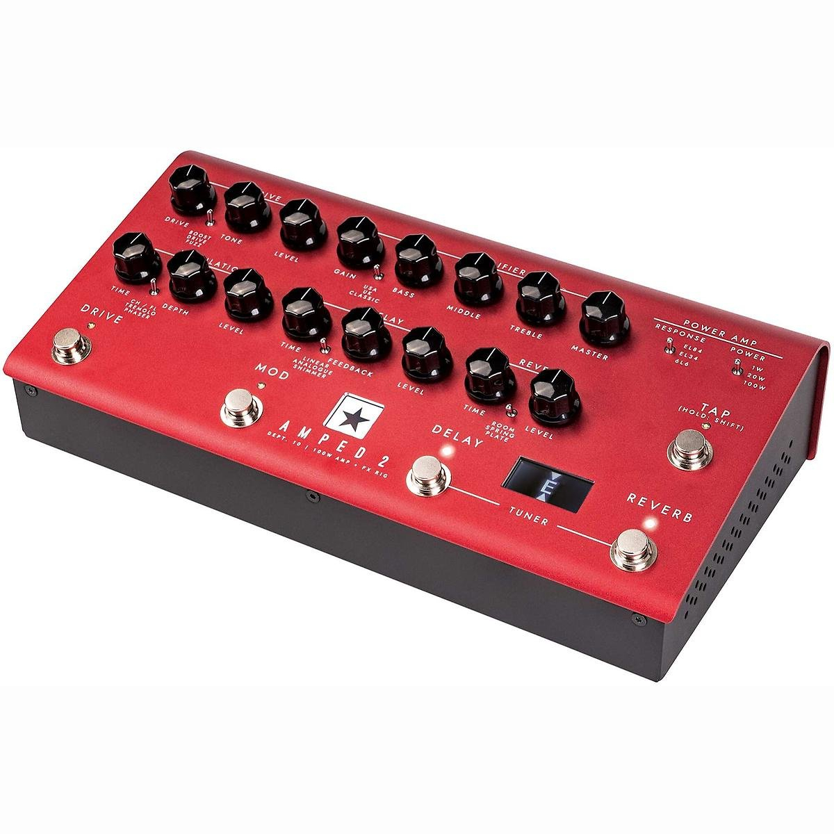 Dept.10 Amped 2 Git-Pedalverstärker Dept.10 Amped 2 Git-Pedalverstärker
