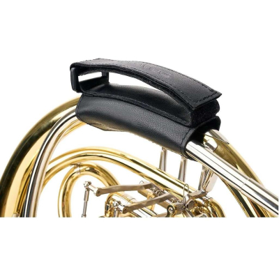 L234 Griff Waldhorn Schwarz Leder